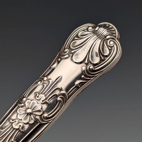 1962年 英国ヴィンテージ 純銀製ハンドル ケーキスライサー 箱入り Harrison Brothers